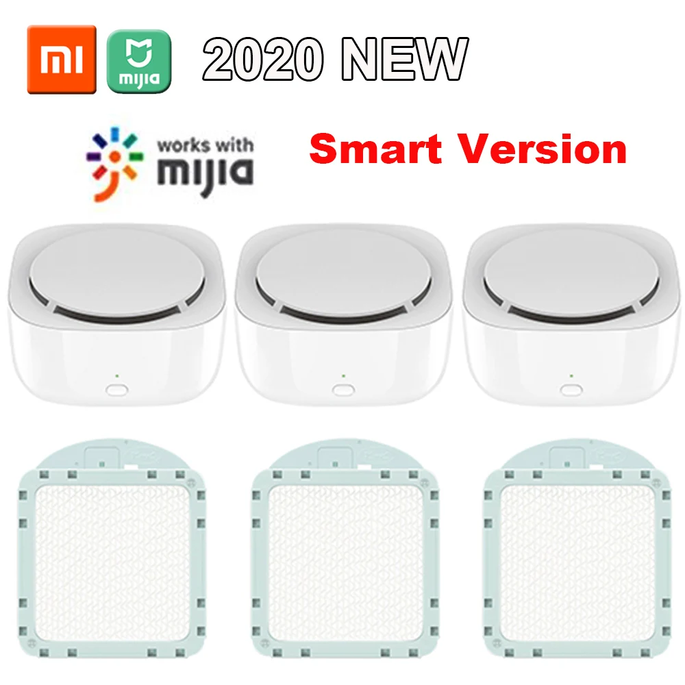 Xiaomi-repelente de mosquitos Mijia 2020, edición inteligente, función de temporizador, ventilador, volatilización, repelente de insectos, uso interior