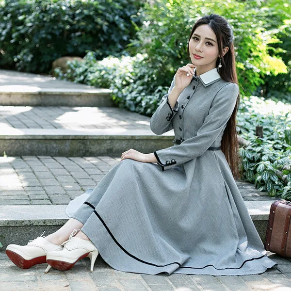 Best Price Schilderen Herfst Literatuur En Kunst Dames Jurk Duizenden Vogels Sub-Smart Hepburn Wind Lange Mouw Big Zoom Jurk Best Price Schilderen Herfst Literatuur En Kunst Dames Jurk Duizenden Vogels Sub-Smart Hepburn Wind Lange Mouw Big Zoom Jurk