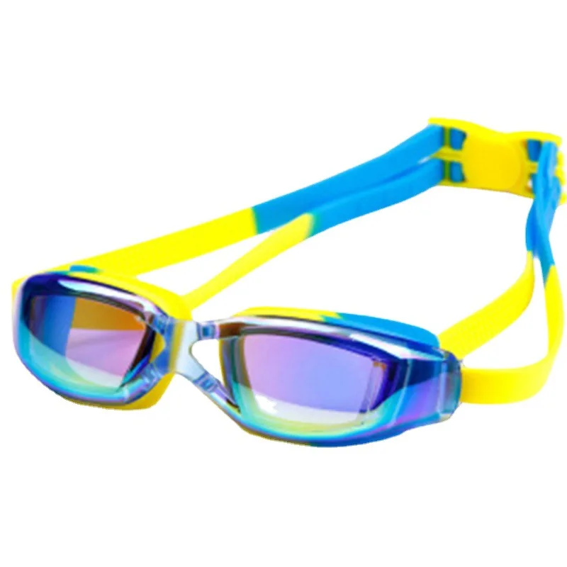Children's Professional Swimsuit Goggles Swim Shurt Uv Swimsuit Glasses Electric Waterproof Silicone Swimming Kids Glasses