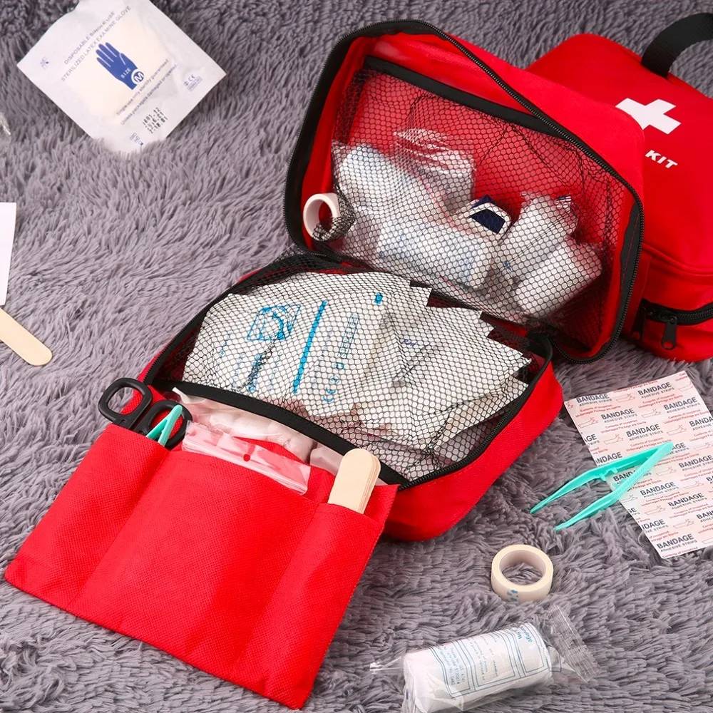 Acampamento ao ar livre de emergência saco medico kit primeiros socorros bolsa resgate kit vazio saco para househld kit sobreviv