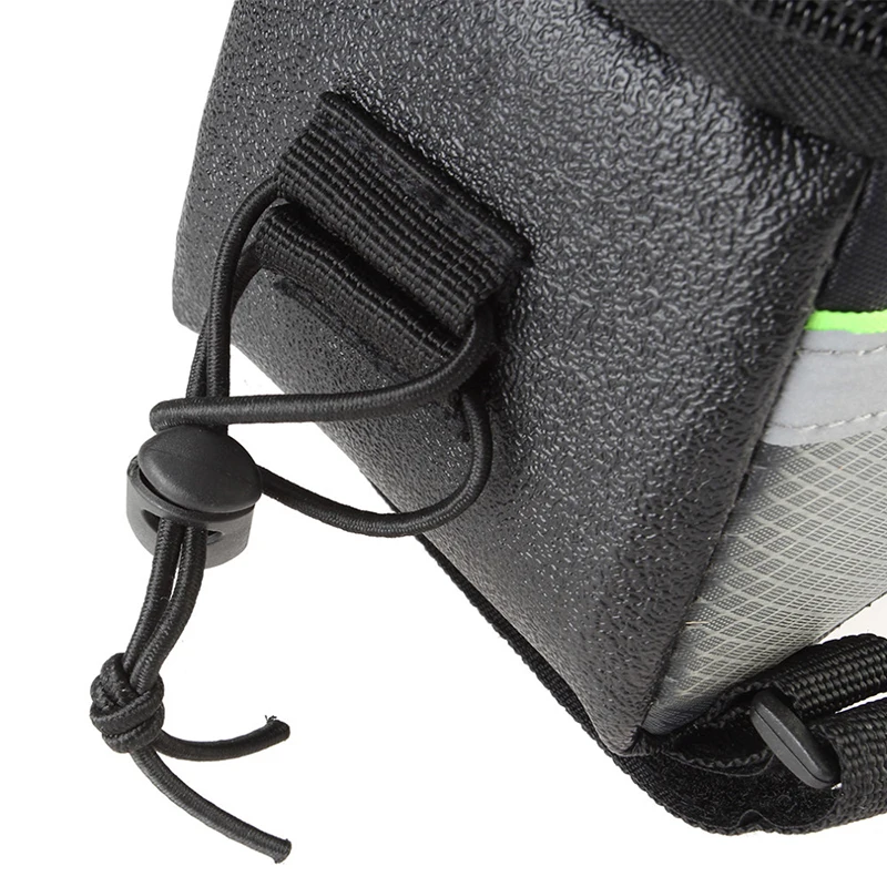 Cycling Bike Bicycle Frame Pannier Front Tube Bag Pouch Bag Holder with Audio Extension Line Fit 5.5inch Phone