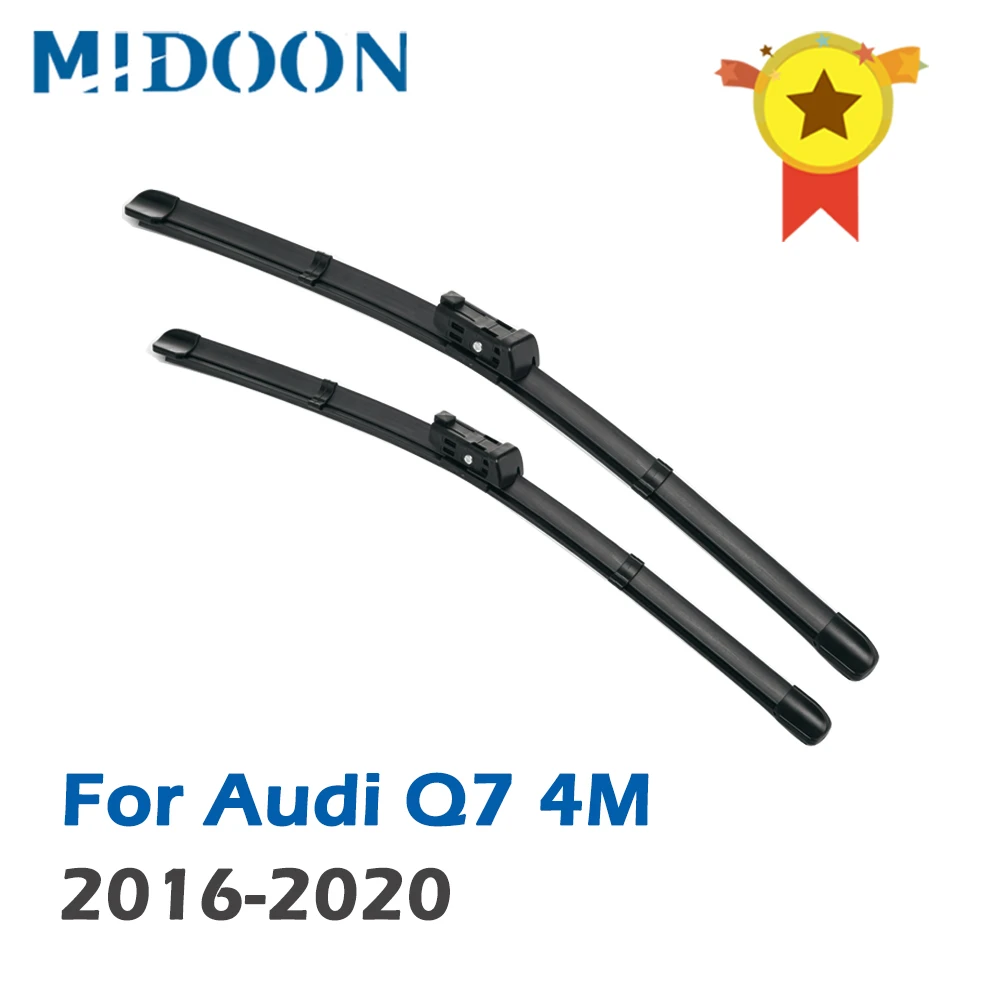 MIDOON Wiper Front Wiper Blades For Audi Q7 4M 2016 2017 2018 2019 2020 Windshield Windscreen Front Window 26"+20" best wiper blades