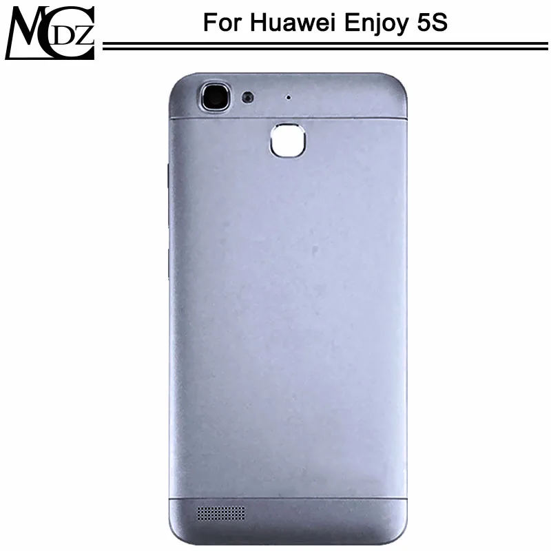 Крышка аккумулятора для huawei Enjoy 5S, задняя крышка корпуса телефона - Цвет: Серый