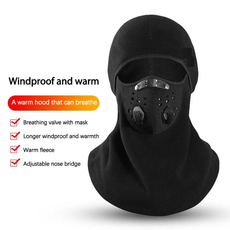 Windproof Anti-dust Full Face Mask Motorcycles Riding Mask Outdoor Warm Mask Suitable For Skiing Snowboarding Winter Sports 4