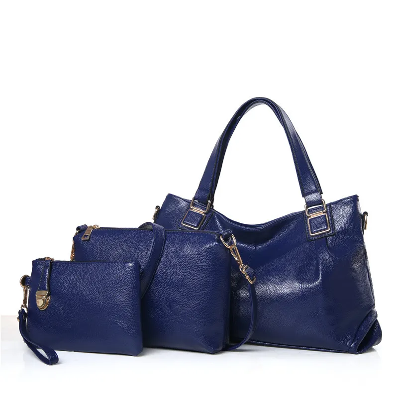 

New Style Casual Women's Bag Women's Handbag Crossbody Bag Different Size Bags Three-piece Set Versatile Splicing Package