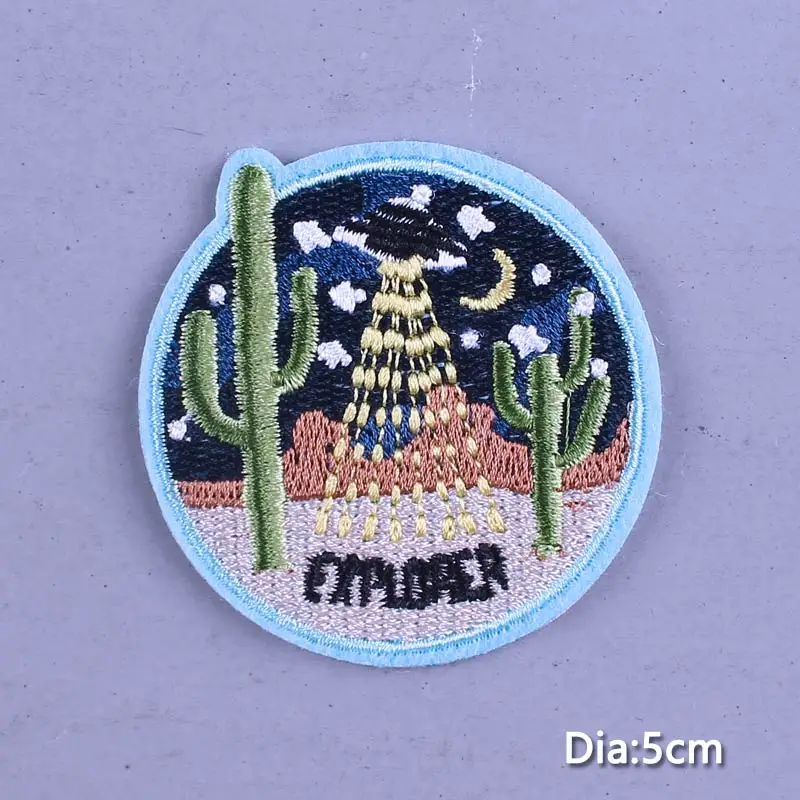 Buy Embroidered Patch Adventure Travel Patch Iron On Patches For Clothing  Mountains Space Nature Embroidery Patches Sticker Stripe Online - 360  Digitizing - Embroidery Designs