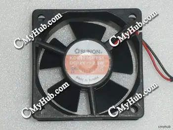 

For SUNON KDE1206PTS1 DC12V 2.3W 6025 6CM 60mm 60x60x25mm 3pin Cooling Fan