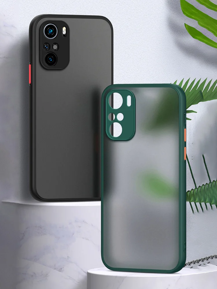 Phone Case for Xiaomi Redmi Note10 Note 10 S Pro Max 10S 10Pro 10ProMax 4G Translucent Shockproof  Matte Camera Protection Cover