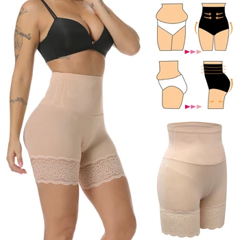 

Women High Shapewear Waist Trainer Tummy Control Reducing Panties Body Shaper Butt Lifter Shaping Modeling Girdles Slim Shorts