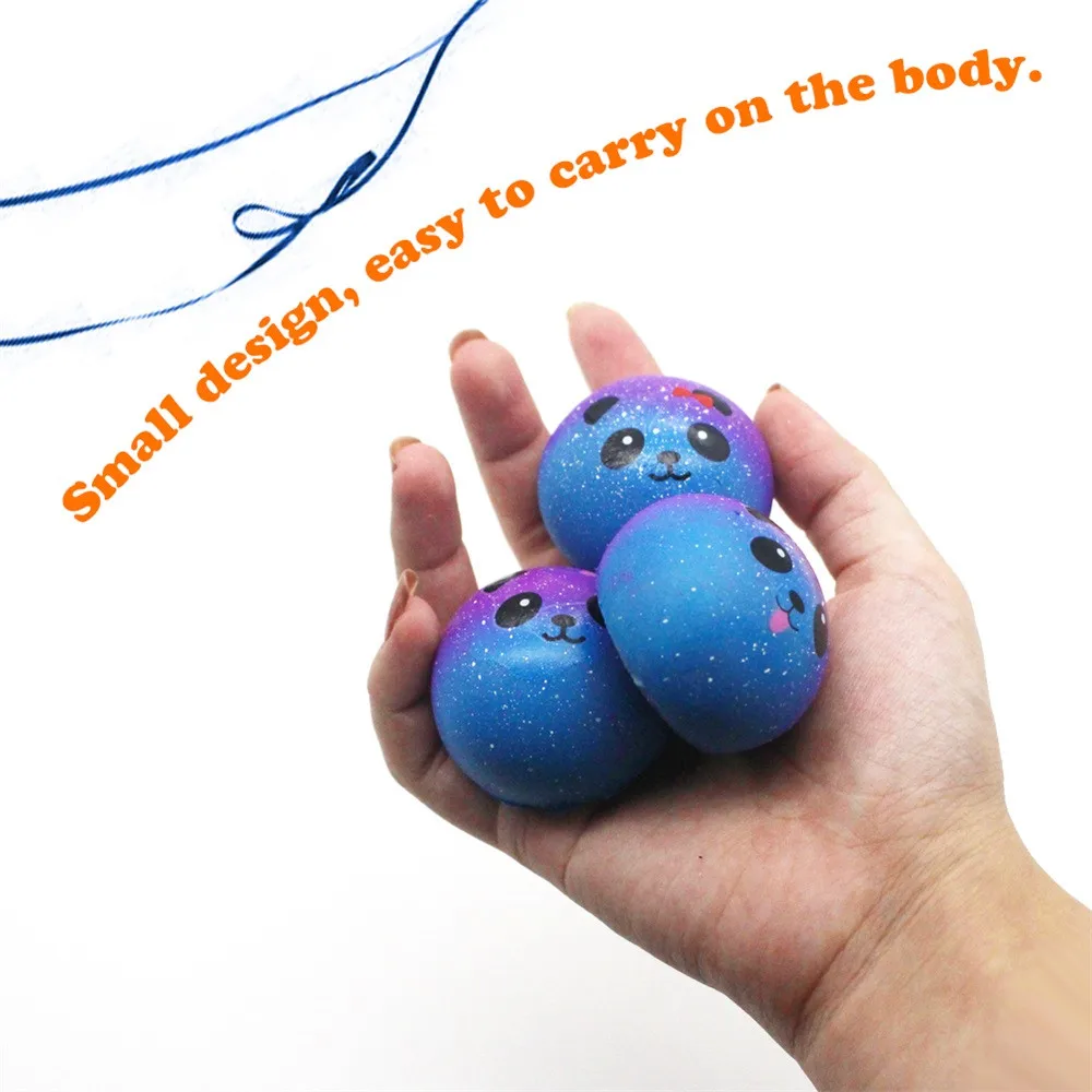Squishies Galaxy Panda игрушки для снятия стресса медленно поднимающиеся Мультяшные животные крем ароматизированный сжимающий эластичный экологически чистые игрушки
