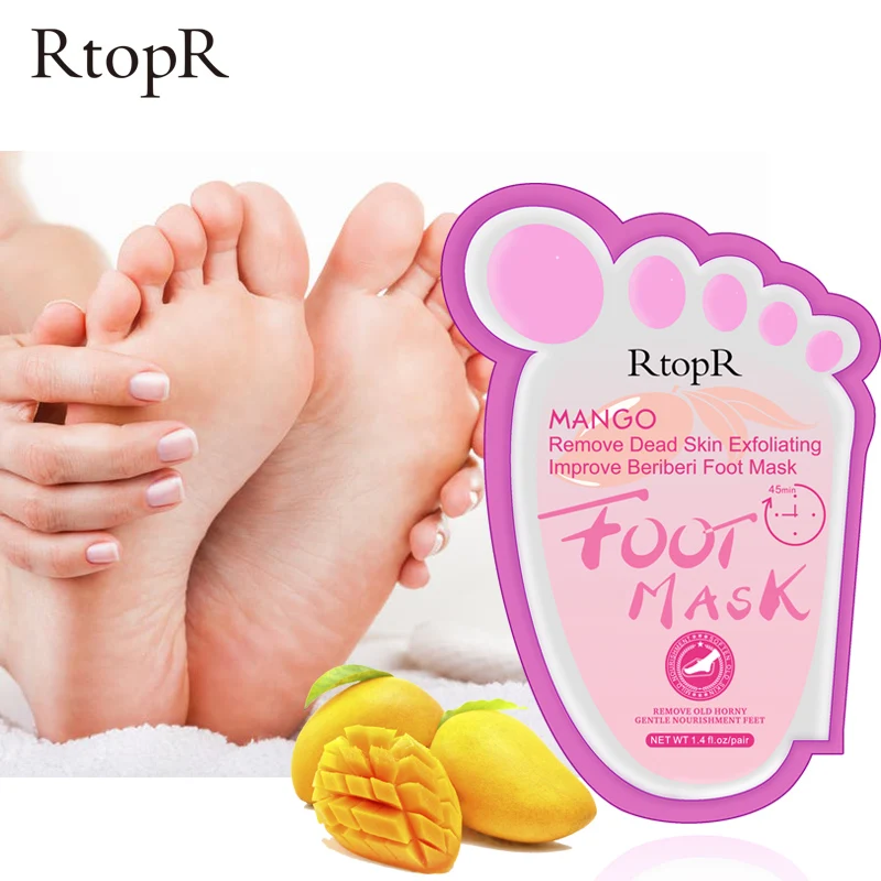 1 сумка Mango Foot коллагеновая маска мертвого отбеливание увлажняющий
