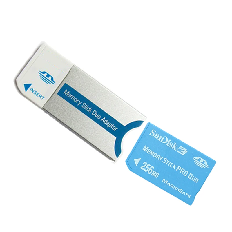 sandisk 256MB 64MB Memory Stick Pro Duo карты памяти с адаптером Memory Stick Pro Duo