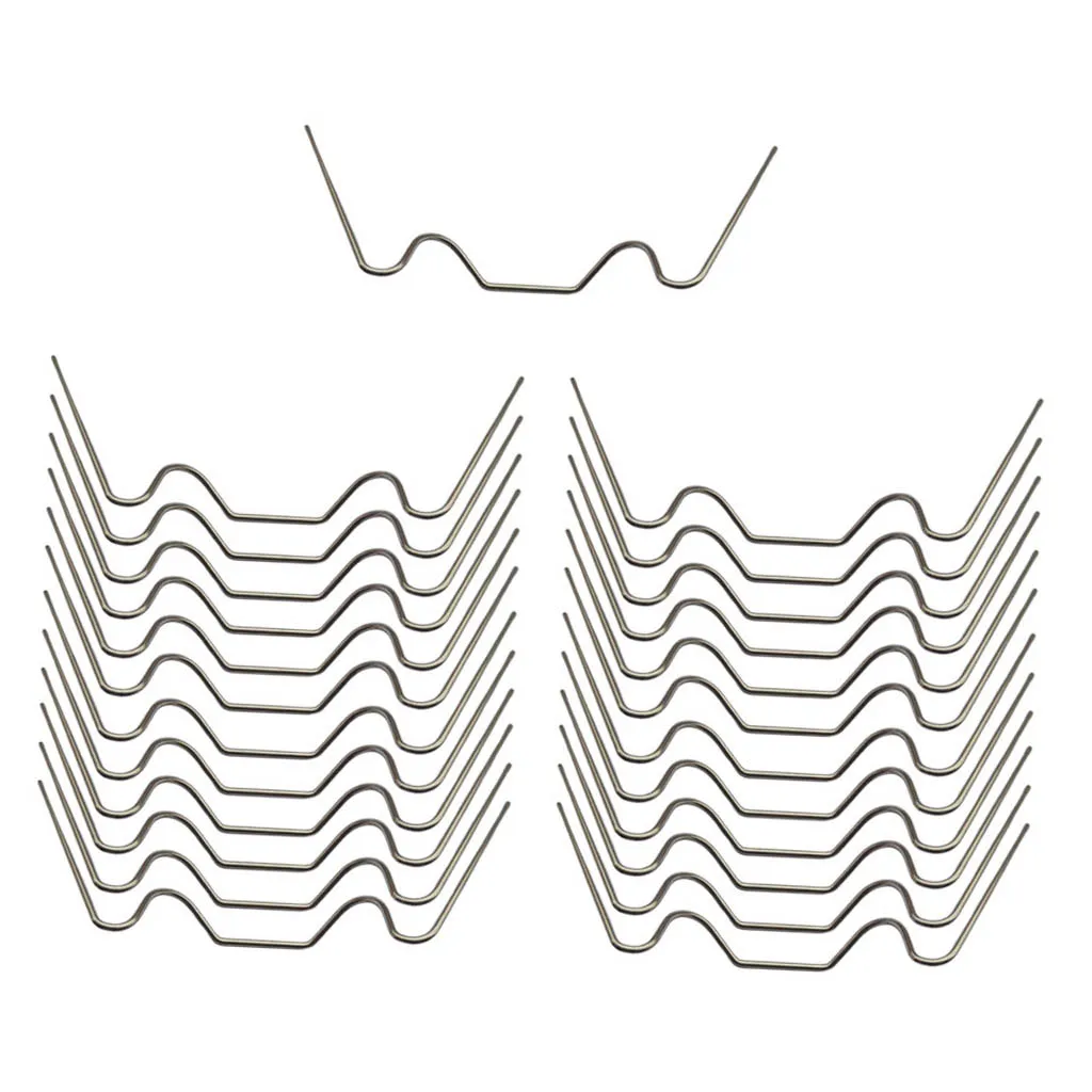 25Pcs Steel Glazing Clips W Type Wire Clip Glass Clips For Greenhouse