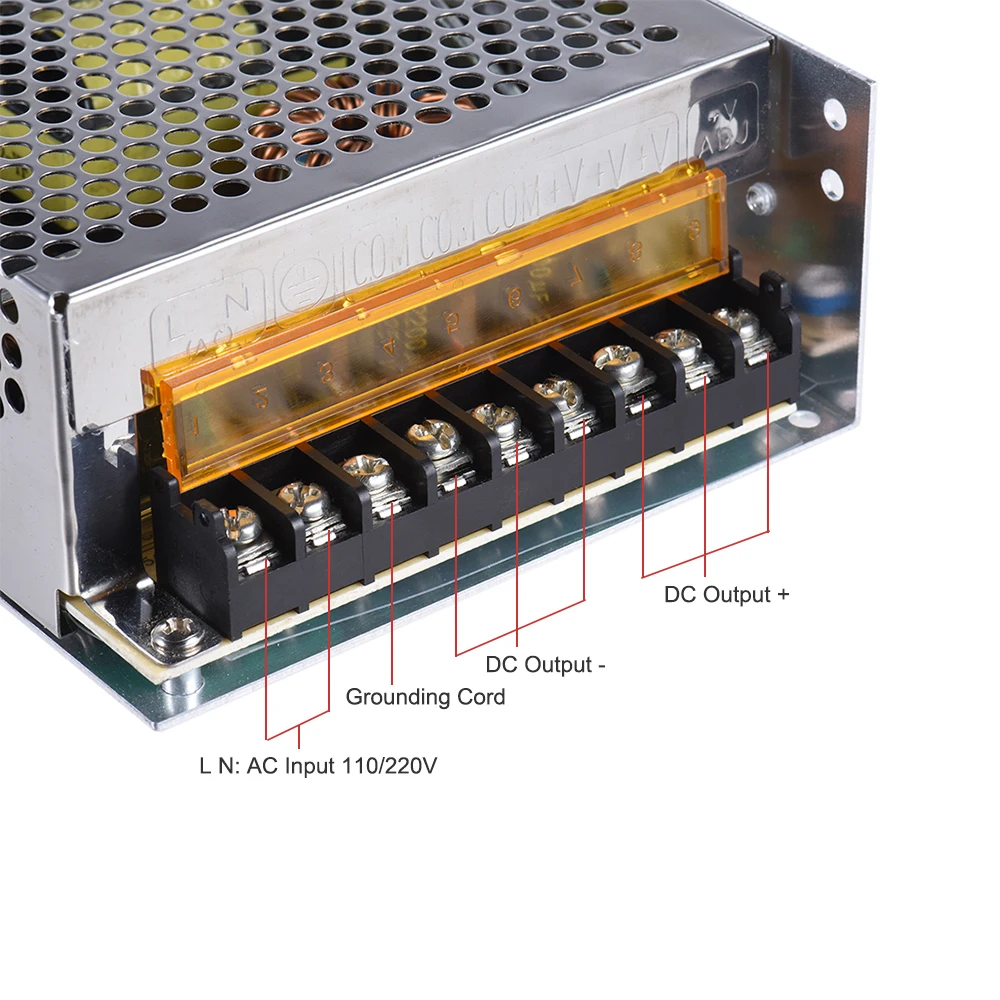 AC 110 V/220 V к DC 12V 240W 20A импульсный источник питания Двойной вход центральный мониторинг трансформаторный переходник