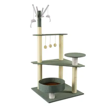 

comfortable Four seasons cat scratch board Cat climbing frame Large catwalk Density cat tree cat nest integration