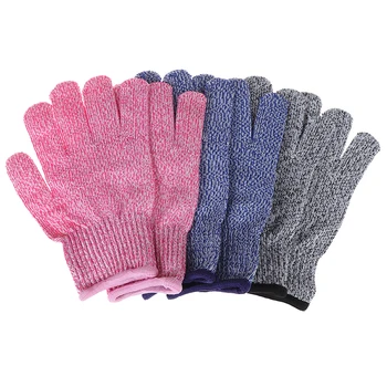 

1Pair Anti-cut Gloves 5 Cut resistant Safety Gloves HPPE Material Protective Glove For Children Kids Baby