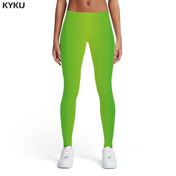 

KYKU Fitness Pants Leggings Women Green Sexy Push Ups Spandex Yoga Pants 3d Print Sexy Leggins Womens Leggings Pants Jeggings