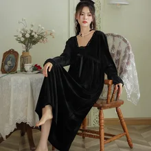 Wasteheart Winter Women Fashion Green Red Sexy Sleepwear Nightdress Lace Nightwear Nightgown Sleepwear Luxury Pleuche Homewear