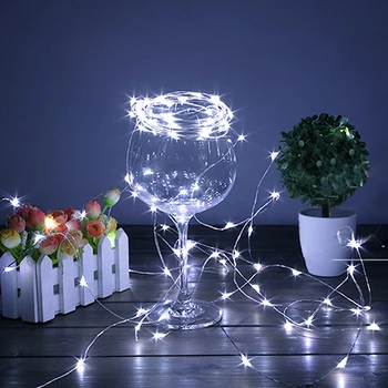 

Holiday 2M 5M LED Strip lighting For Fairy Christmas Tree Wedding Party Decoration lamp Waterproof Copper Wire LED String lights