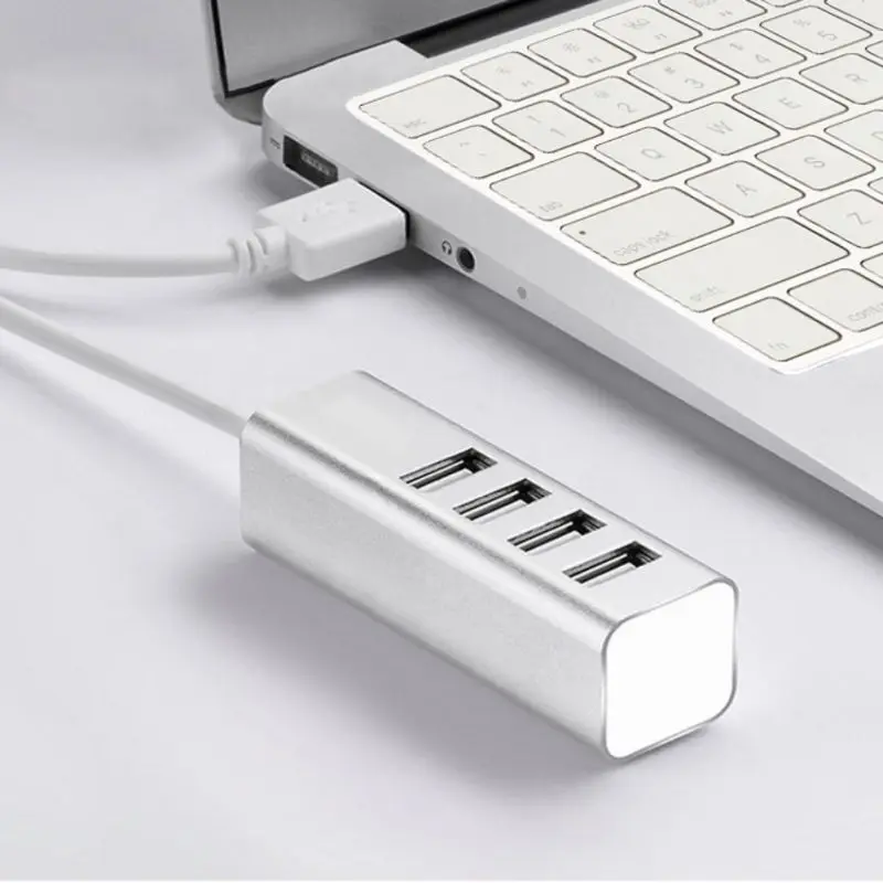4-Порты и разъёмы USB 2,0 концентратор ультра-тонкий данных USB Hub для Windows XP/VISTA/Windows 7/MAC OS 9.X/ 10.X/Linux