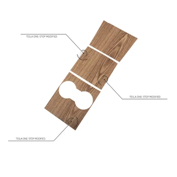 

Control Car Central Control Sticker Panel Sticker Trim PVC Wood Grain Vehicle