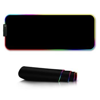 

Besegad USB Gaming Mousepad Wired LED RGB Colorful Lighting Keyboard Mouse Pad 7 Light Modes Non-Slip Laptop Computer Mice Mat