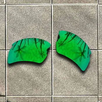 

Emerald Green Polarized Sunglasses Replacement Lens for-Oakley Flak Jacket XLJ Frame 100% UV Protection Good Fitness