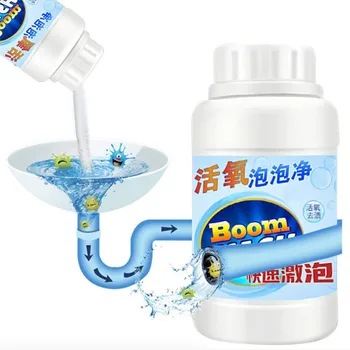 

Fast Foam Cleaner Oxygen Particles Toilet Sink Pipes Floor Bubble Cleaning Powder Magic Home Bathroom Accessories