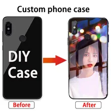 Персональный индивидуальный чехол для телефона XIAOMI 8 9 A3 Чехол DIY стеклянный чехол для Redmi 9T Redmi Note 8 7 6 7A чехол Уникальный индивидуальный дизайн