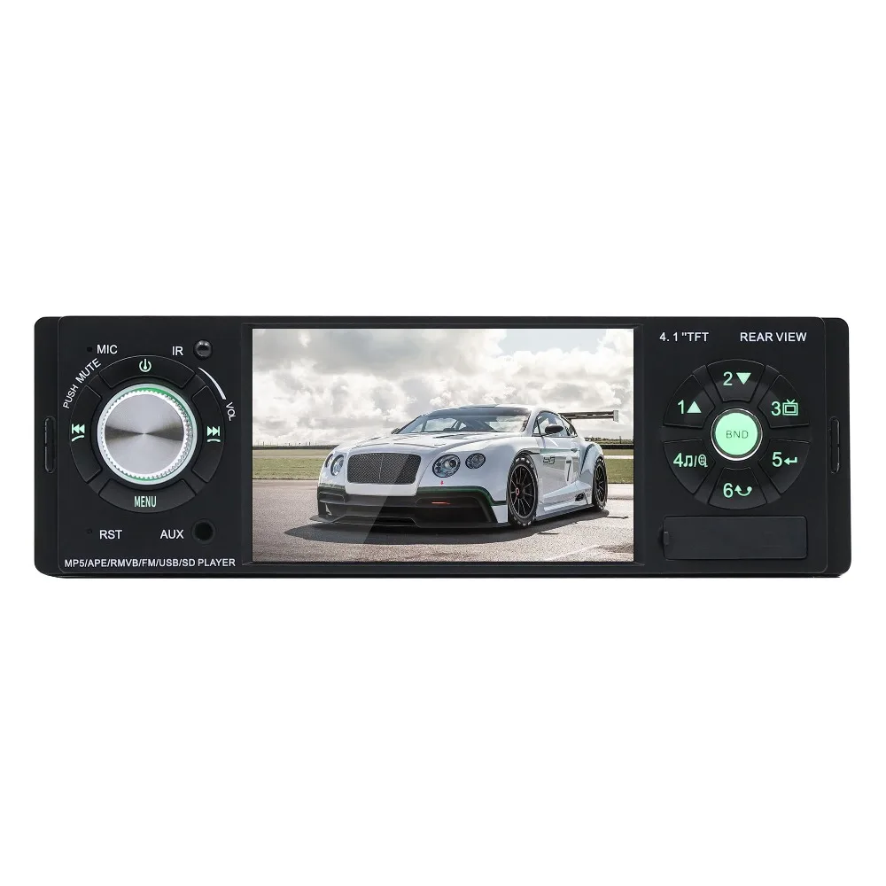 Высокое качество автомобиля MP4 MP5 Поддержка многоязычный 4,1 дюймов Bluetooth автомобиля MP5 плеер Bluetooth
