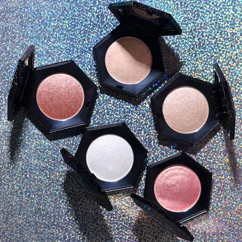 Diamond High-gloss Powder Long-lasting Brighten Skin Color Shiny Face Highlighter Pressed Powder
