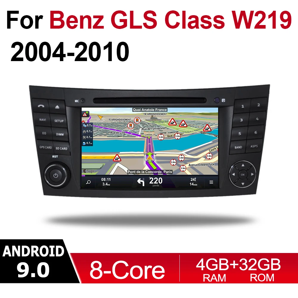 Автомобильная Мультимедийная система Naviation для Mercedes Benz CLS Class W219 2004 2005 2006 2007 2008 2009