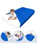 S/M/L Sensory Bed Sheet Hammock Sensory Blanket Sensory Compression Sheets To Relieve Stress Help Kids Adults Sleep Pad Improved 1
