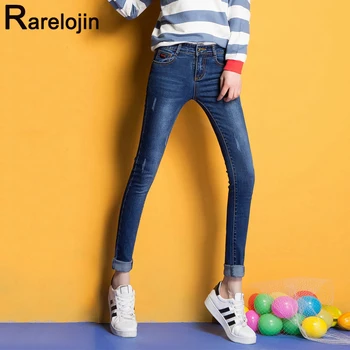 

Spring Autumn jeans 2019 Korean women fashion casual tide high waist jeans plus size femme jeans women jeans Slim Pencil pants