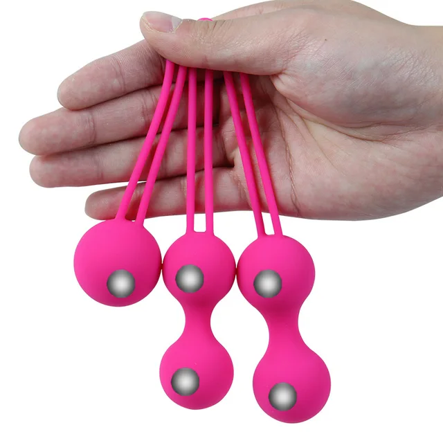 Safe Silicone Vagina Balls Vibrators for Women Sexy Toys Kegel Balls Ben Wa Balls Vagina Tighten Exercise Sex Toys for Womams 1
