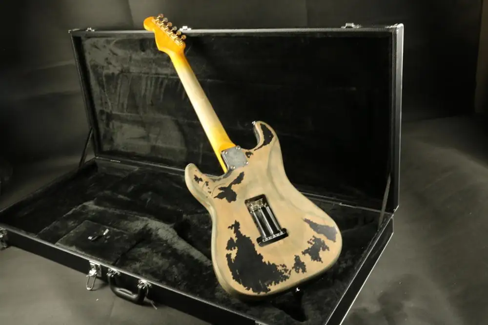 Высокое качество relic heirloom коллектор электрогитара ra звукосниматели sss клен Шея