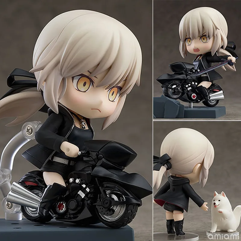 

10CM Original Nendoroid Fate/Grand Order Saber Pendragon (Alter) Shinjuku DX Ver ABS & PVC Painted action figure collection toy