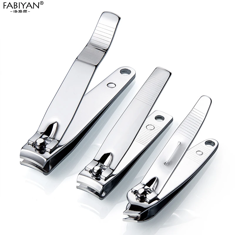 3Pcs Set Slip edge Кусачки для ногтей из нержавеющей стали резак Кусачки нож-Триммер Маникюр Педикюр Инструменты Профессиональный палец носок 2 стиля кусачки набор - Цвет: 3Pcs Set Slip edge