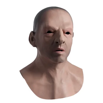 

halloween Man Mask Prisoner Intrepid Masquerade Party Costume Ball Cosplay Latex Dress Realistic Airsoft Party Props