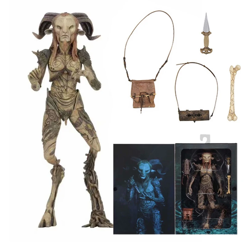

In Stock 22cm Original NECA Movie Pans Labyrinth El Laberinto Del Fauno Faun Action Figure Model Toys Doll For Gift