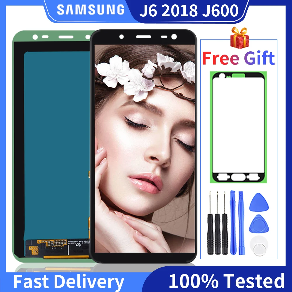 100% tested For Samsung Galaxy J6 2018 J600F J600 LCD Display Touch Screen Assembly For Samsung J600 Display Assembly With Gift
100% tested For Samsung Galaxy J6 2018 J600F J600 LCD Display Touch Screen Assembly For Samsung J600 Display Assembly With Gift
