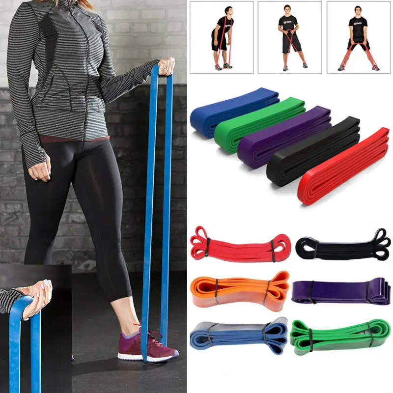 Other Home & Living Brand New Yoga Tension Band Exercise Bands Latex