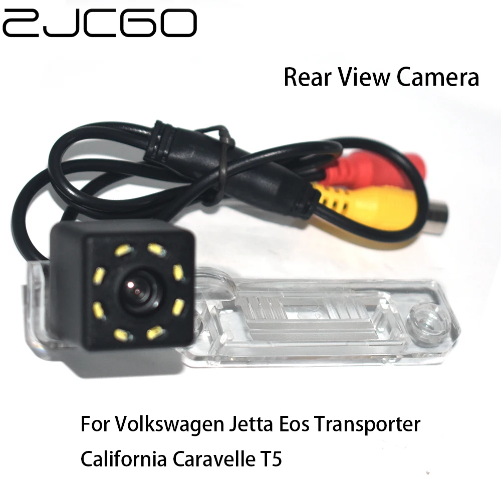 

ZJCGO HD CCD Car Rear View Reverse Back Up Parking Waterproof Camera for Volkswagen Eos Transporter California Caravelle T5