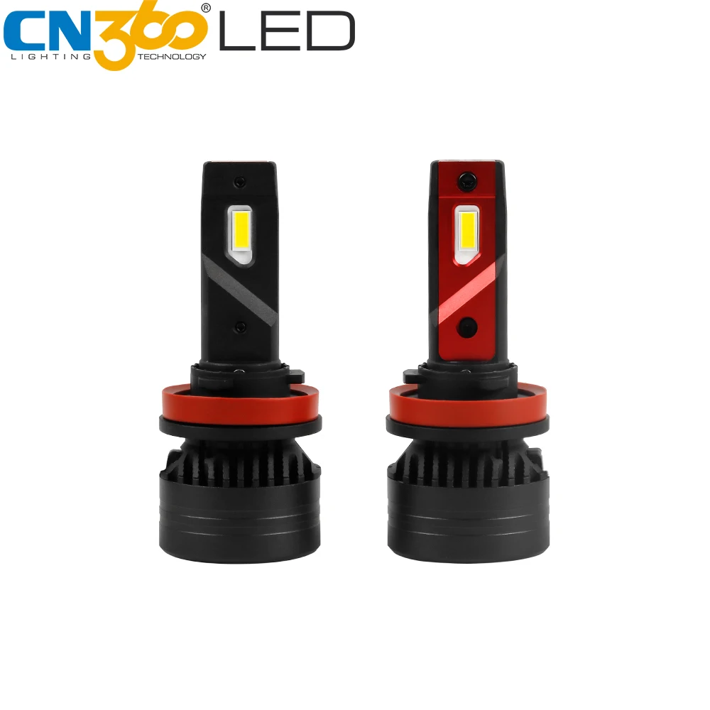 

CN360 2pcs H11 CANBUS LED Headlight Bulb H8 H9 Error Free Led Car Light High Lumen Super Bright 45W 10000LM 6500K 12V Mini Bulb
