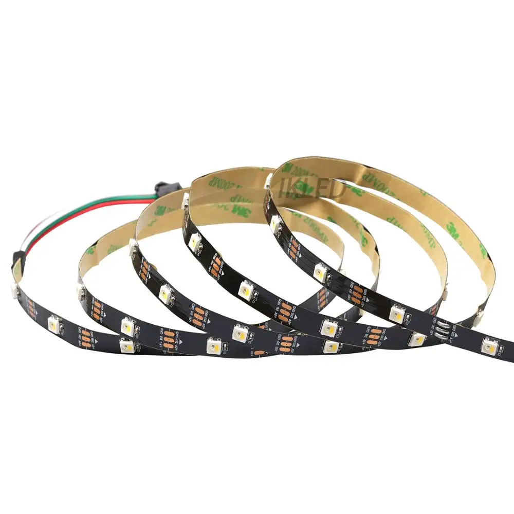 led RGBW full color plus warm white strip built in SK6812 chip 30pixels/m DC5V program on PC software flexible | Лампы и освещение