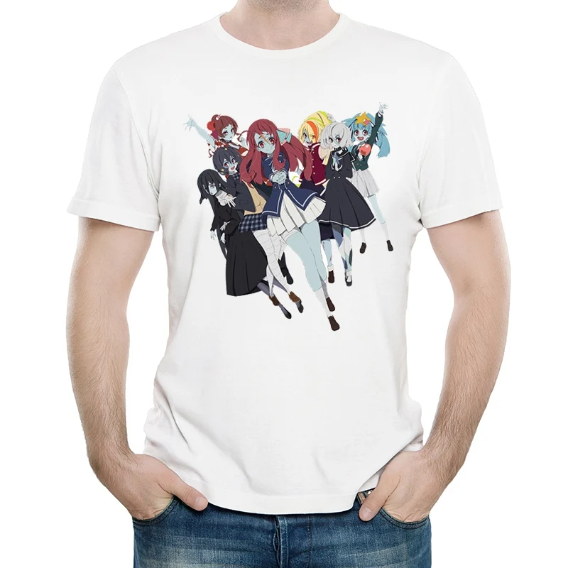 8 Футболка ZOMBIE LAND SAGA модная мужская футболка с логотипом ZOMBIE LAND SAGA футболки унисекс футболка аниме - Цвет: 8
