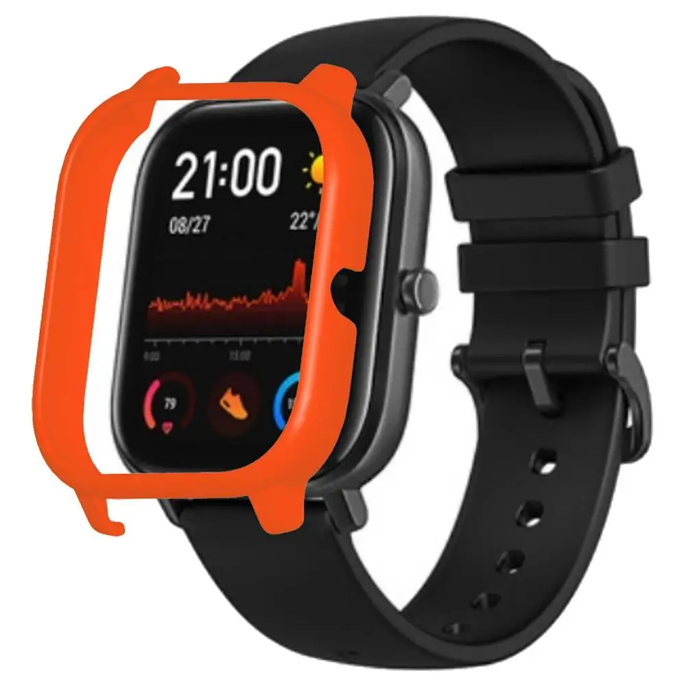 Силиконовый защитный мягкий чехол для Xiaomi Huami Amazfit GTS Smart Watch gps 5ATM водонепроницаемые умные часы - Цвет: Orange