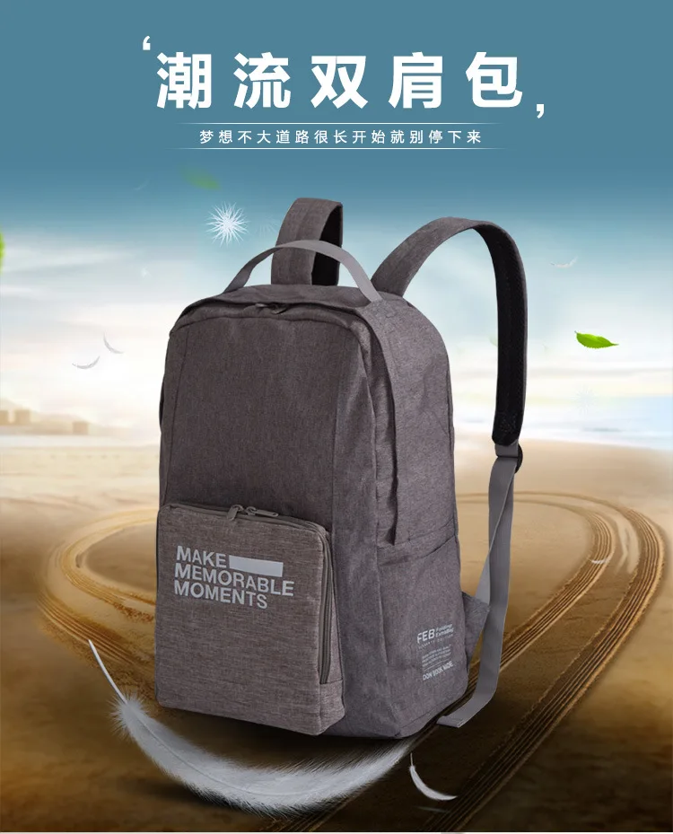 

New Style Large-Volume Foldable Backpack Multi-functional Foldable Travel Bag Fashion Backpack