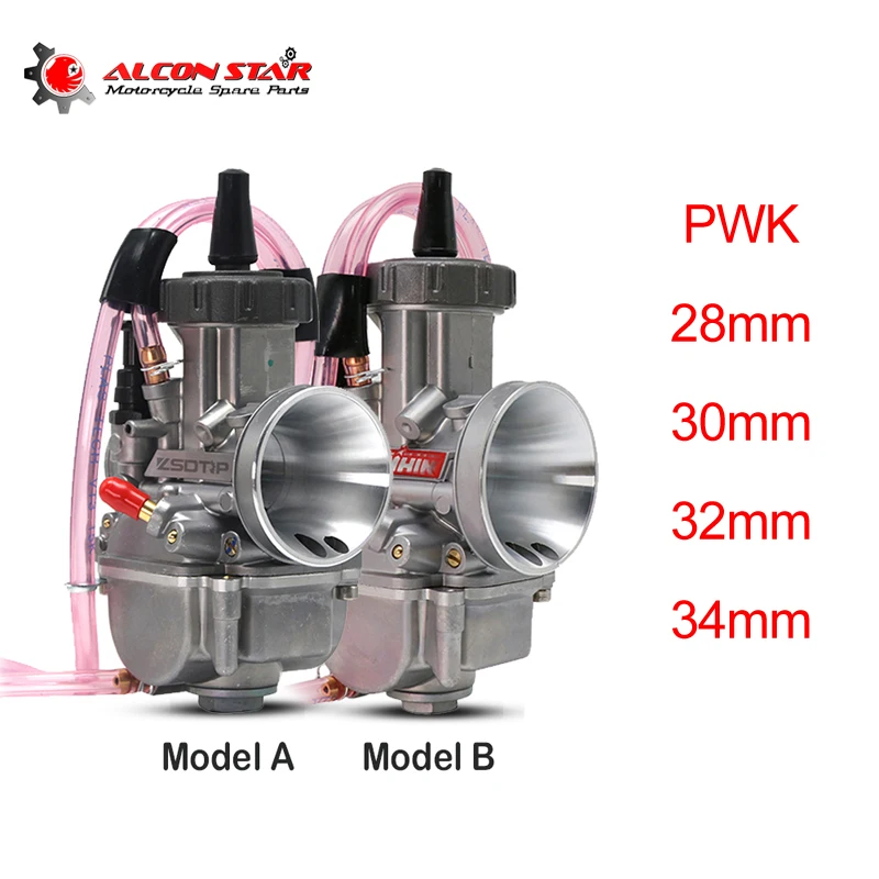 Alconstar-28 мм 30 мм 32 мм 34 мм PWK Keihin мотоцикл Карбюратор с силовой струей для 125-250cc 4T Moto ATV UTV Грязь велосипед ямы мопед