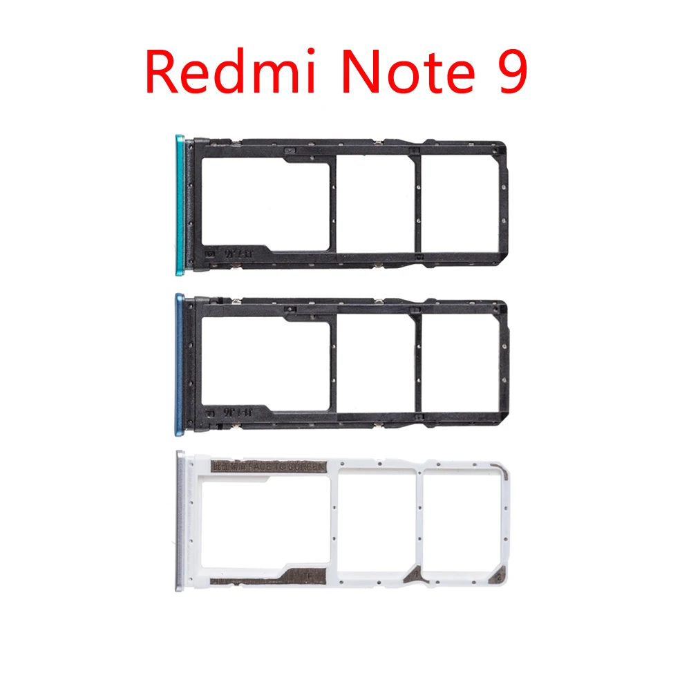 Vassoio Scheda SIM Vassoio Scheda Micro SD Per Xiaomi Redmi Note 9S Redmi Note 9 Pro Max Redmi Note 9 Pro India Note 10 Le SIM Card Tra - Foto 3
